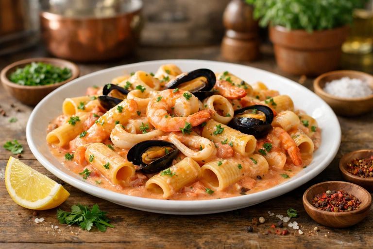 découvrez la recette parfaite de la macaronade de la mer, un plat savoureux alliant pâtes et fruits de mer pour une expérience gourmande et authentique.