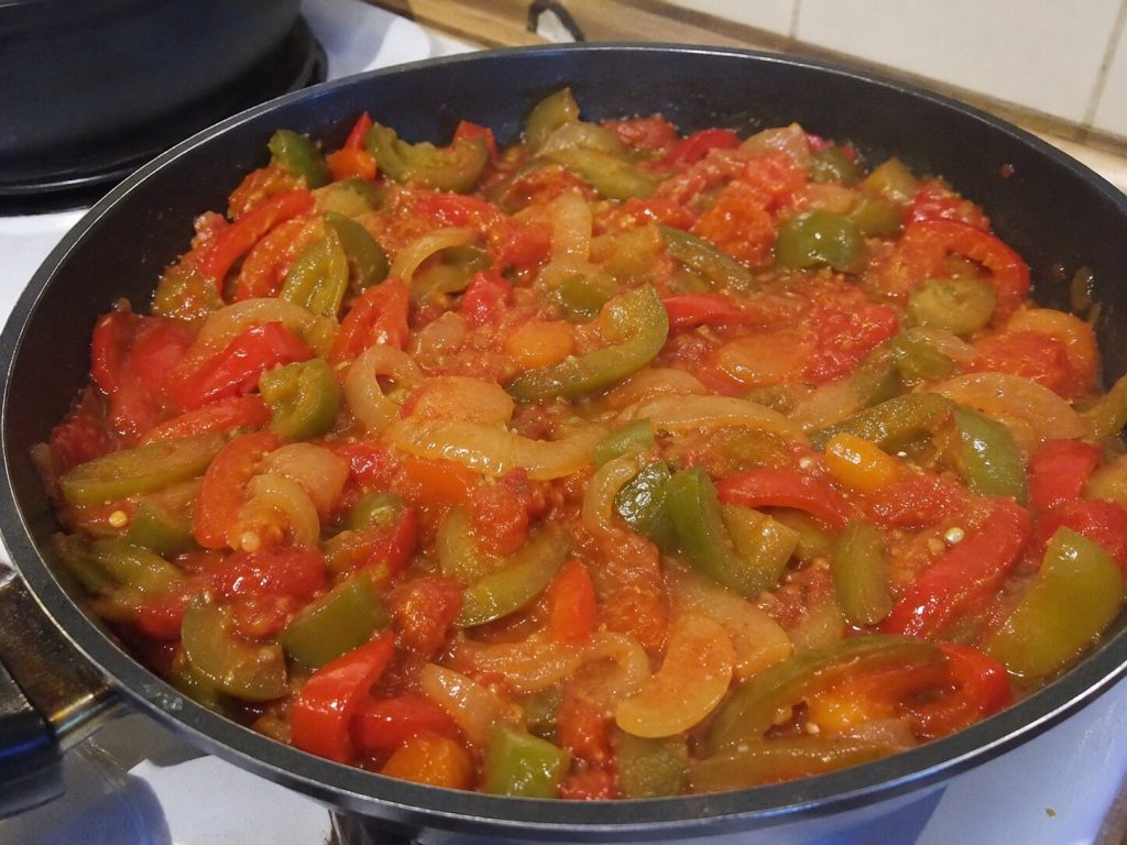 recette d'une piperade fait maison