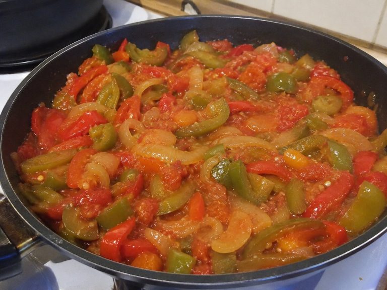 recette d'une piperade fait maison