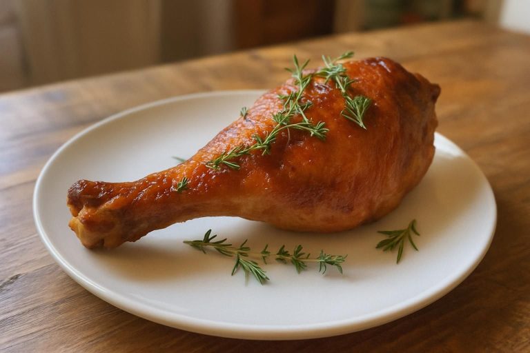 découvrez une recette simple et rapide pour une cuisse de dinde moelleuse et savoureuse, parfaitement cuite grâce à l'airfryer.