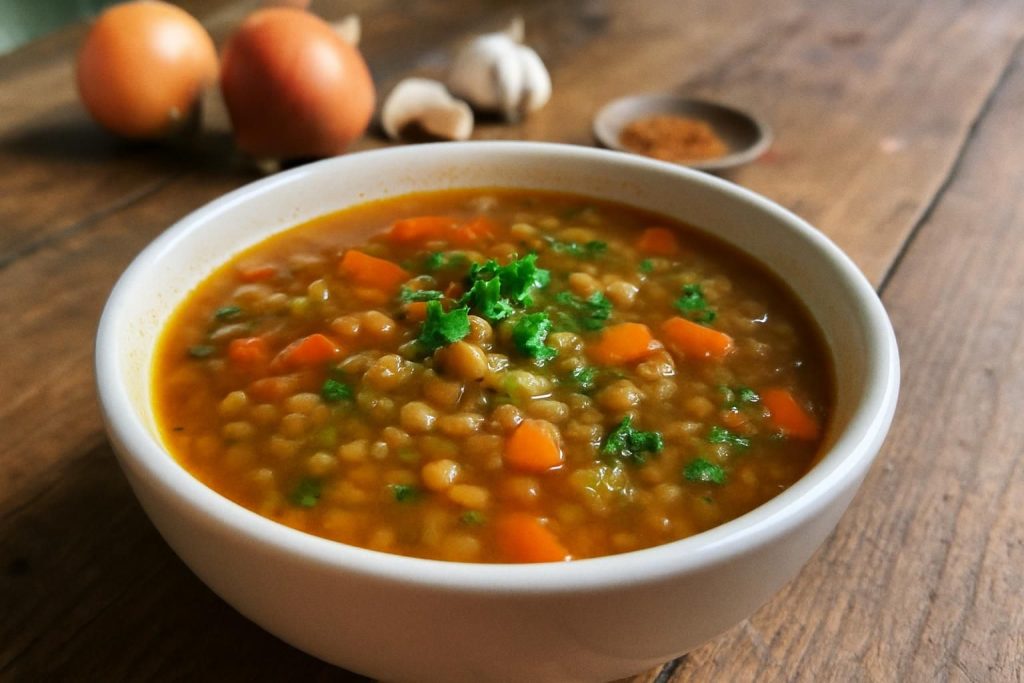 découvrez ma recette gourmande de soupe de lentilles, facile à préparer et idéale pour un repas sain et réconfortant.
